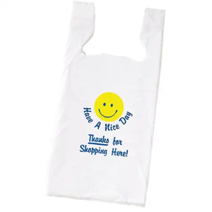 Diseño de bolsa de transporte Bolsas de embalaje de compras de alta resistencia Proveedor LDPE Plástico OEM Logotipo personalizado Embalaje de superficie industrial - Product Image 6