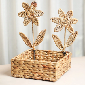 Cestas de Jacinto de Agua Tejidas a Mano Naturales para Regalos, Cestas de Regalo de Pascua, Precio al por Mayor desde Vietnam - Product Image 1