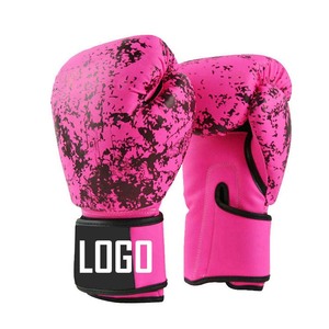 Nouveaux gants de boxe en cuir rouge et noir sur mesure, gants de kick-boxing, gants d'entraînement pour la boxe, à vendre - Product Image 6