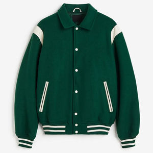 Chaquetas Varsity de Lana Transpirable con Bordado Personalizado en Color y Logotipo, Ropa de Invierno Elegante y Moderna para Hombre - Product Image 6