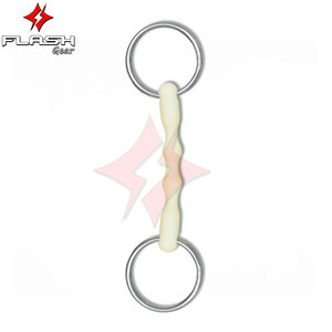 Mullen hình lỏng vòng <span class=keywords><strong>bit</strong></span> táo thơm ngựa <span class=keywords><strong>bit</strong></span> với polymer mềm Phát Ngôn thép không gỉ nhẫn nhẹ nhàng <span class=keywords><strong>snaffle</strong></span> <span class=keywords><strong>bit</strong></span> - Product Image 3