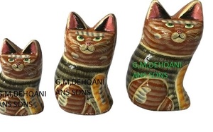 Handmade Eco-Friendly Chinese Style Easter Cat Doll New Design Party Decorations for Halloween Christmas Graduation Candy Usage - Product Image 2