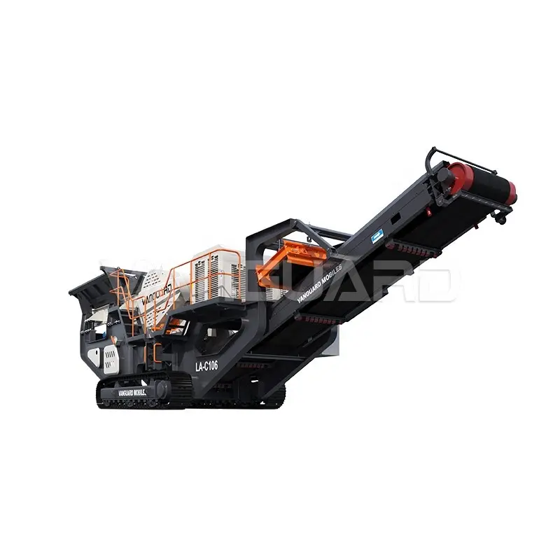 Capacity 200-1000tph Gravel Station Small Mobile Jaw Crusher