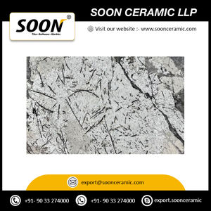 Lujosa Losa de Mármol Blanco Alaska Pulido Moderno para Uso en Hogares, Hoteles y Oficinas - Product Image 4