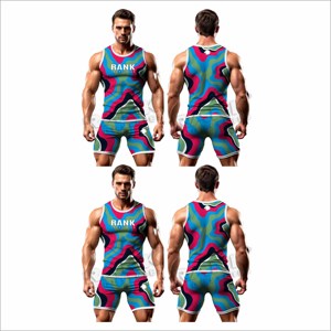 Conjuntos de Rash Guard para Hombre 2026 MMA: Ropa de Lucha Personalizada con Sublimación Completa - Product Image 6