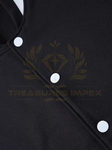 Graphic Warm Fleece Varsity Jacket Oversized Color Block Thick Thermal Baseball Collar Button Clothing For Spring Autumn, - Product Image 3