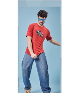 เสื้อยืดคอกลมผ้าฝ้ายแขนครึ่งแขนสำหรับผู้ชาย - Product Image 1