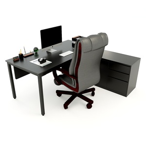โต๊ะทำงานผู้บริหาร UConcept System รุ่น 180x160 ซม. ดีไซน์ทันสมัยรูปตัว L เฟอร์นิเจอร์สำนักงานขาเหล็ก ต้องประกอบเอง รุ่น HBUC023 - Product Image 2