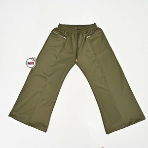 Oversized Flared Track Pants Sweat <b>Trousers</b> Track Wide Leg Women Baggy Flared Mid-<b>weight</b> knit 100 percent polyester men's pants - Product Image 5