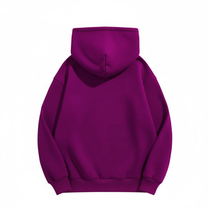 Sudadera con capucha deportiva informal de fibra de algodón/bambú para mujer, estampado personalizado en la parte delantera, 360g, algodón tejido forrado, respetuoso con el medio ambiente, transpirable, otoño - Product Image 6