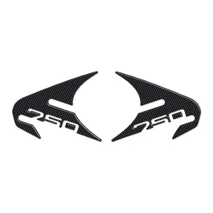 2 adesivi protettivi per bordi carenatura in resina 3D compatibili con le motociclette Honda Integra 750 - Product Image 2