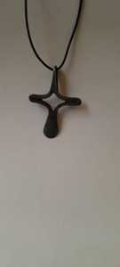 Fait à la main sur mesure Jade croix pendentif Vintage chandail chaîne femmes motard & Punk bijoux de mode pour la vente en gros et au détail - Product Image 3