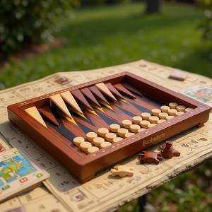 <b>Backgammon</b> <b>Board</b> Game Set 35.5x23cm - Product Image 3