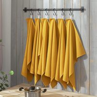 Toallas de Golf de Algodón Altamente Absorbentes, de Secado Rápido, Cuadradas, de Color Sólido, con Diseño de Tejido Waffle y Logotipo Personalizable para el Hogar