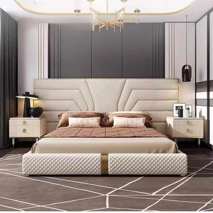 LJ Furniture Luxury Latest Design Bedroom Furniture Set Sleeping