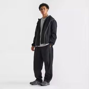 Pantalons pour hommes Street Wear Coupe régulière Hip Hop Coton uni Teint uni Grande taille Imperméable Anti-froissement Respirant - Product Image 2