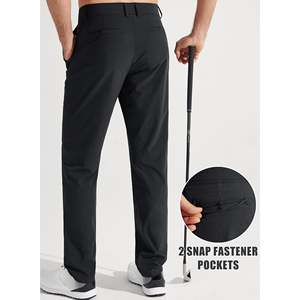 Men's <b>Pants</b> Washed style golf trousers designed for daily wear offering smooth movement and breathable comfort - Product Image 2