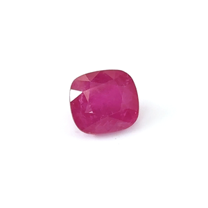 Rubis du Mozambique naturel non traité de 4,45 carats, taille coussin facettée, pierre brute certifiée IGI & GIA, créé en laboratoire - Product Image 1