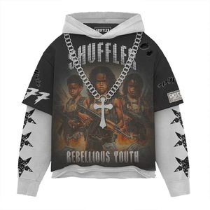 Sudadera con Capucha Corta Personalizada de Algodón 100% para Hombre, Estilo Urbano, Lavado Ácido, Camuflaje, con Cierre y Detalles de Gofre - Product Image 1