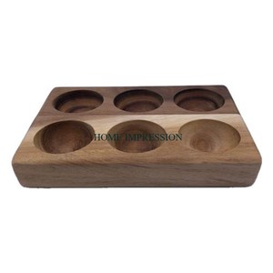 Portavasos de madera maciza de gran tamaño y gran calidad, diseño admirable, portavasos de madera hecho a mano de madera pura a bajo precio - Product Image 6