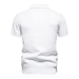 Diseñador de moda de verano 2024 para hombres, polos de manga corta y tela de Jersey estampada transpirable - Product Image 2