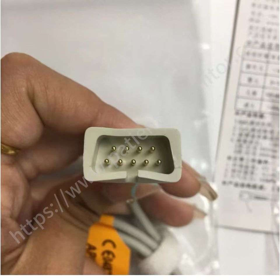 Reusable SpO2 Sensor 15-100-0013 9-Pin Professional Interface Finger ...