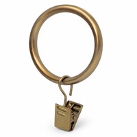 Anneaux de fixation pour rideaux en métal Ivilon - Lot de 14, or chaud, 1,7 pouces, pour panneaux
