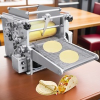 Acheter Alimentaire Céréalier Industriel Nouveau Entièrement Automatique Mini Mesin Farine Maïs Tacos Presse Maïs Tortilla Making Maker Autres Snack Machines