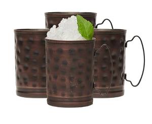 Vaso de cobre antiguo con acabado martillado de diseño personalizado de calidad superior, uso duradero de vasos de alto grado - Product Image 5