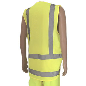 Nuevo Chaleco de Trabajo de Alta Visibilidad sin Mangas, Diseño Moderno, Personalizado, Resistente, para Seguridad en Exteriores, para Hombre - Product Image 6