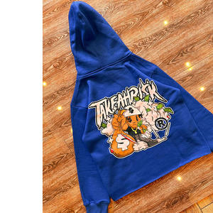 Chándal acampanado de invierno de talla grande con logotipo impreso personalizado para hombre de alta calidad, conjunto de sudaderas con capucha, chándal - Product Image 3