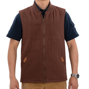 Chaleco de Lona Transpirable Estilo Urbano, Deportivo, Invernal, Sin Mangas, Único y de Calidad para Hombre - Product Image 4