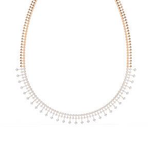 Fabulous 18K Gold Lab Grown Diamond <b>Necklace</b> for Ladies - Product Image 2