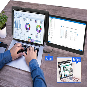 2025 nuevo Monitor portátil de alto brillo 1080P IPS para computadora portátil Plug <span class=keywords><strong>Play</strong></span> Dual Monitor Extender tipo C para computadoras portátiles de 13 "-17,3" - Product Image 3