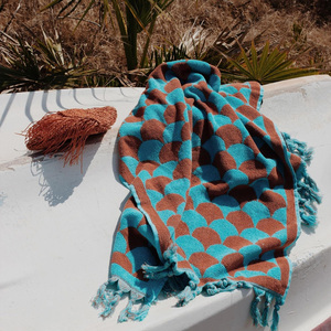 Meilleures ventes Serviette de luxe 100% en coton éponge blanc pur pour spa et piscine Serviettes de plage en coton turc 100% de haute qualité - Product Image 6