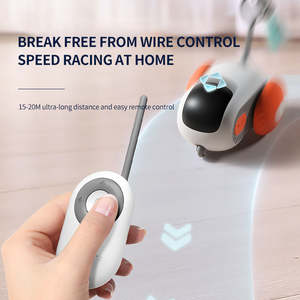 Hot Sale Eco-Friendly Modern Funny Rotate <b>Cat</b> <b>Toy</b> with Feathers Smart Gravity <b>Remote</b> <b>Control</b> Electric Interact Teaser - Product Image 5