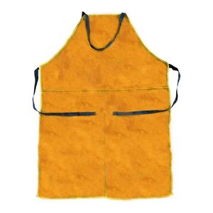 Alta calidad, venta al por mayor, logotipo personalizado, fabricación de fábrica, Oem Odm, tela suave, cuero de vaca, delantal de soldadura, resistente, cálido y duradero - Product Image 3