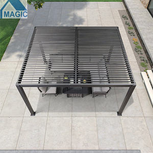 Kits de pergola électrique en aluminium de luxe personnalisables au style unique pour une utilisation en extérieur dans les jardins, les patios et les cours, provenant d'un fournisseur chinois - Product Image 4