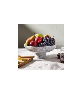 Unique Centerpiece Bowl Natural Marble Bowl Design Decorative Pink Natural Stone Fruit Bowls Dry Fruits Serving Design for Sale - Product Image 6
