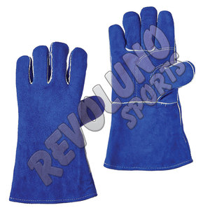 ถุงมืองานเชื่อมถุงมือหนังถุงมือขัดมือสำหรับงานอุตสาหกรรม - Product Image 6