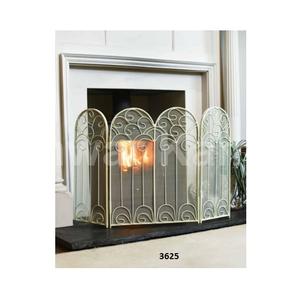 Hot Selling Metal Foldable Fireplace Cover Decorative Mesh <b>Fire</b> Spark Guard Cover for Living Room Home <b>Indoor</b> Decor - Product Image 1