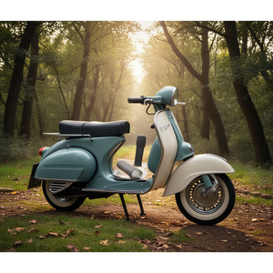 Puños de manillar grises para Lambretta LI S1/S2 + TV1 + TV2, accesorios para motocicleta - Product Image 3