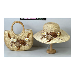 Sacs fabriqués à la main en jacinthe d'eau du Vietnam Sacs en jacinthe d'eau de fabrication éthique pour l'exportation - Product Image 4