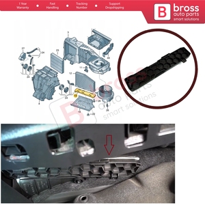 ฝาครอบตัวกรองฝุ่นละอองในห้องโดยสาร BSP1021 รุ่น 1K0819422B สำหรับ - Product Image 5