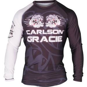 Protège-éruption à compression MMA BJJ avec logo de sublimation personnalisé avec Sleeves-UPF50 court + protection - Product Image 6