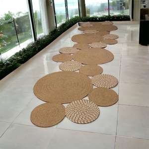 Best Selling <b>Round</b> <b>Placemat</b> Seagrass for Dining Table Table Decor Christmas Seagrass <b>Placemats</b> OEM <b>Placemats</b> From Vietnam - Product Image 2