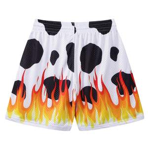 Logo personnalisé Short de sport en maille pour homme Été de haute qualité Course à pied Gym Fitness Jogger Filets Short Basketball Mesh Shorts pour homme - Product Image 5