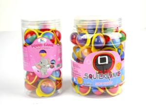 Elección perfecta Sabores naturales Juego de calamar Gummy Caramelo Suave malvaviscos forma de bola multicolor dulce característica Regalo caramelo para niños - Product Image 6