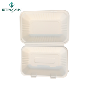 Vaisselle et vaisselle jetables biodégradables de haute qualité 100% écologique 9x6 \ "à clapet nouveau - Product Image 4