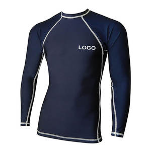 All Sizes Long Sleeve Professional Made Wholesale Prices Men Rash Guards Sale New High Quality <b>Light</b> Weight Fitness Rash Guard - Product Image 1